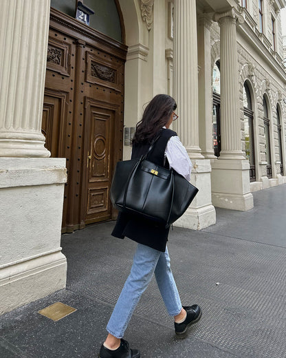 Seame CH - Georgia Shopper Bag - Handbags - SEAME-Gerda-Bag/Black